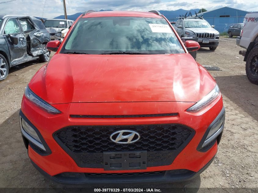 2020 Hyundai Kona Sel VIN: KM8K22AA7LU524602 Lot: 39778329