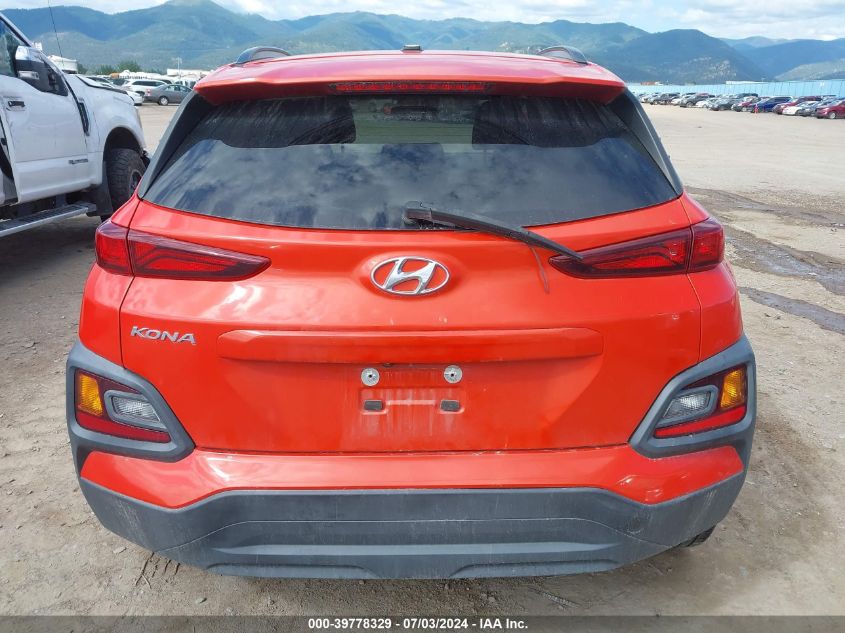 2020 Hyundai Kona Sel VIN: KM8K22AA7LU524602 Lot: 39778329