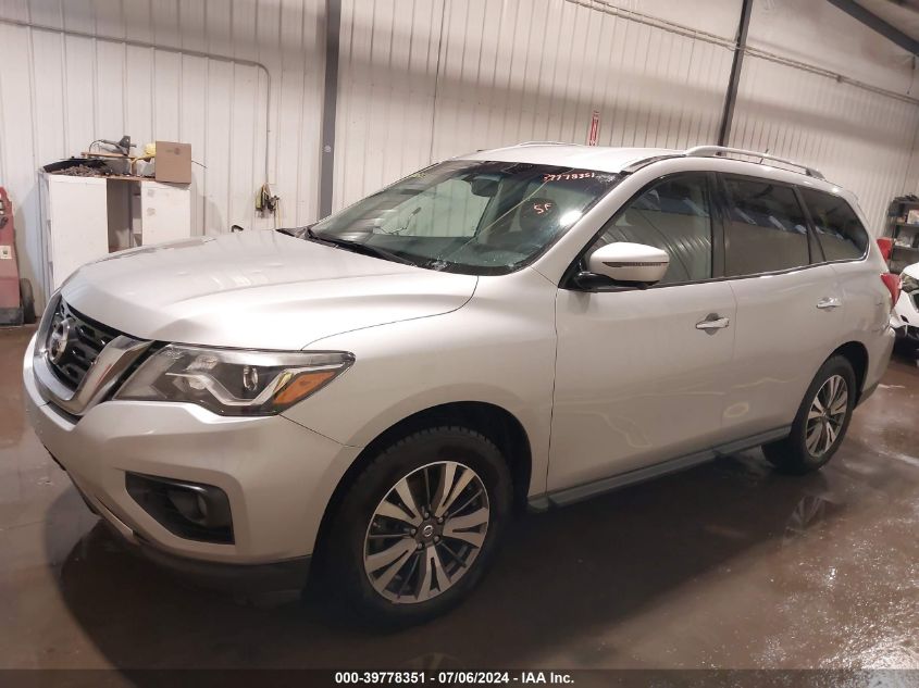 2017 Nissan Pathfinder Sl VIN: 5N1DR2MM9HC655165 Lot: 39778351