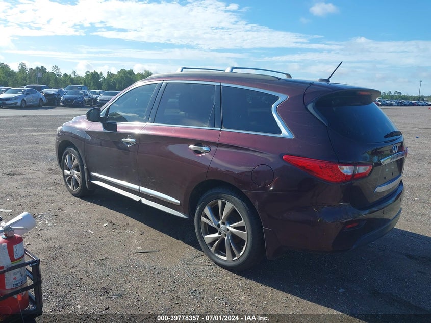 2013 Infiniti Jx35 VIN: 5N1AL0MM7DC338620 Lot: 39778357