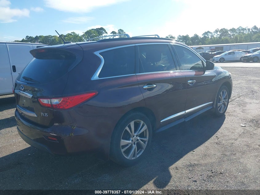 2013 Infiniti Jx35 VIN: 5N1AL0MM7DC338620 Lot: 39778357