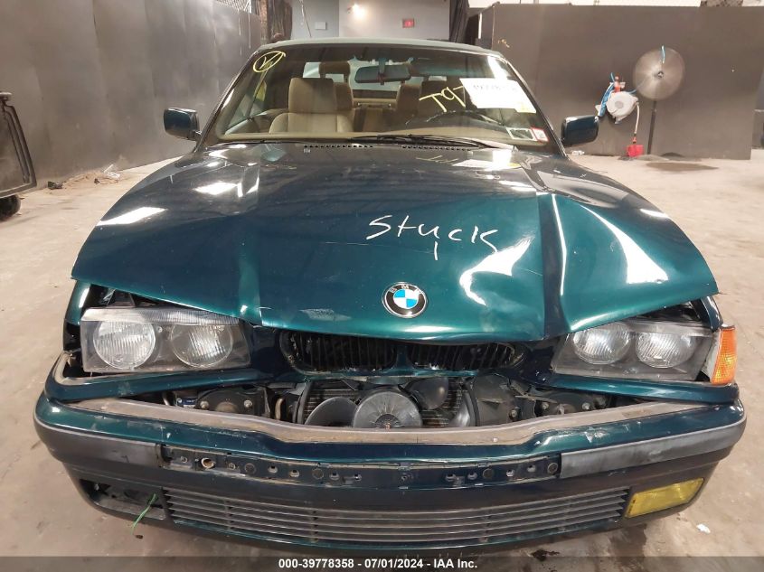 1997 BMW 328Ic VIN: WBABK8329VET97830 Lot: 39778358