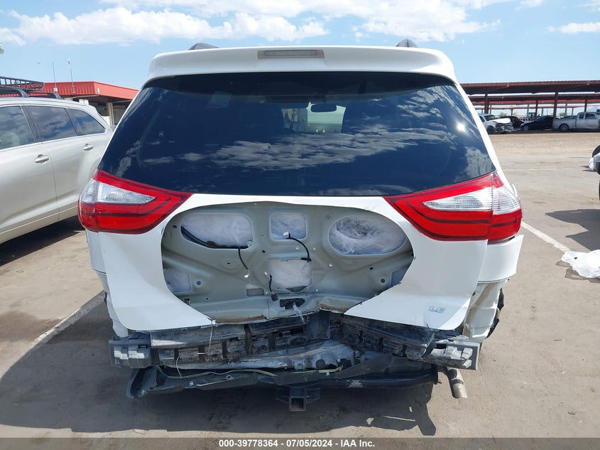 2015 Toyota Sienna Le 8 Passenger VIN: 5TDKK3DC8FS582606 Lot: 39778364