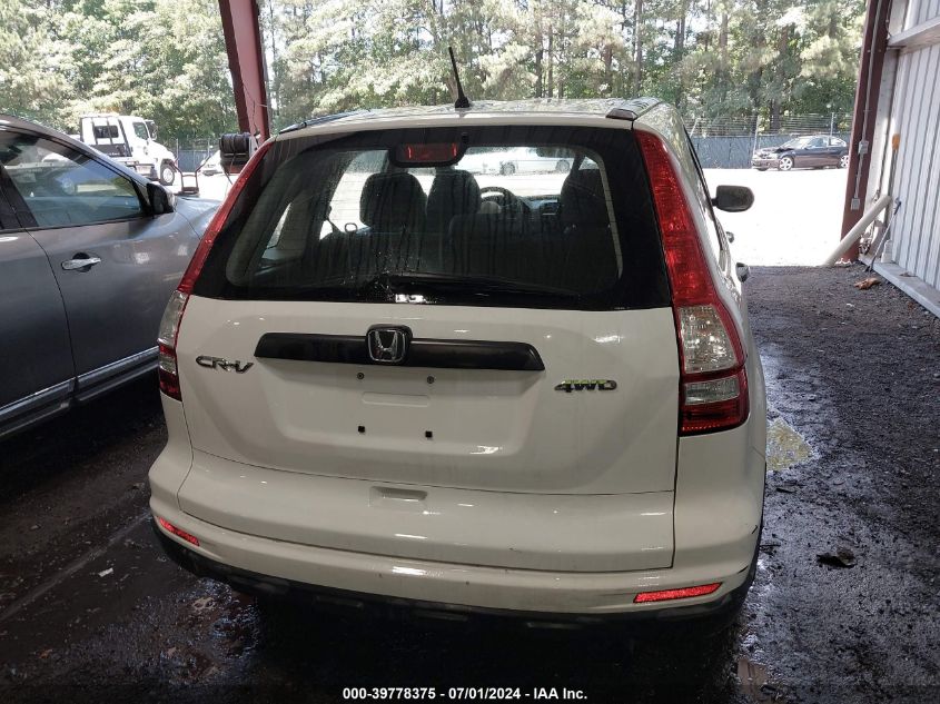 2010 Honda Cr-V Lx VIN: 5J6RE4H36AL011450 Lot: 39778375