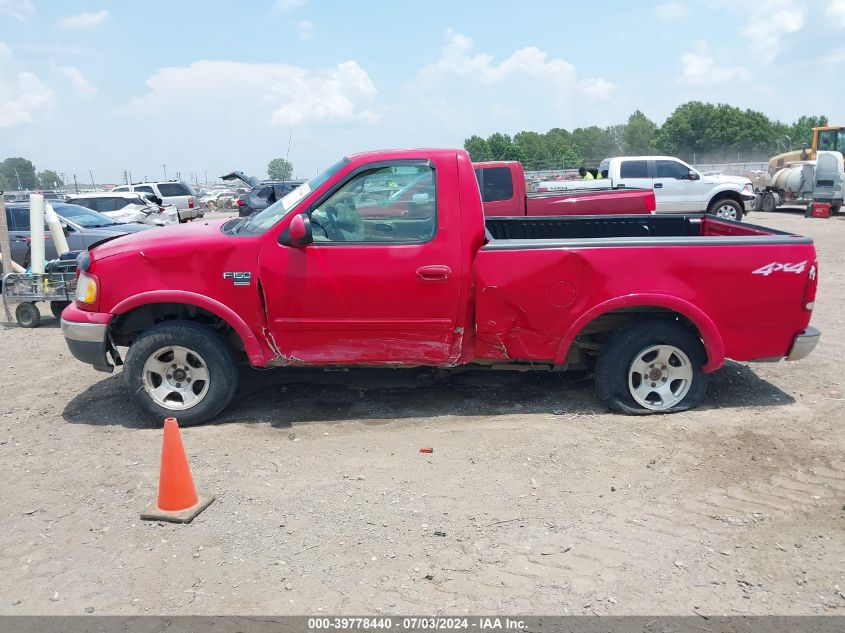 1999 Ford F150 VIN: 1FTRF18W4XNB14312 Lot: 39778440