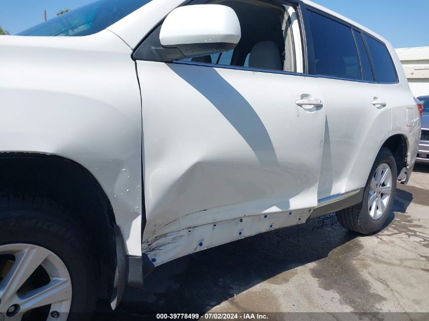 2012 Toyota Highlander VIN: 5TDZA3EH9CS020270 Lot: 39778499