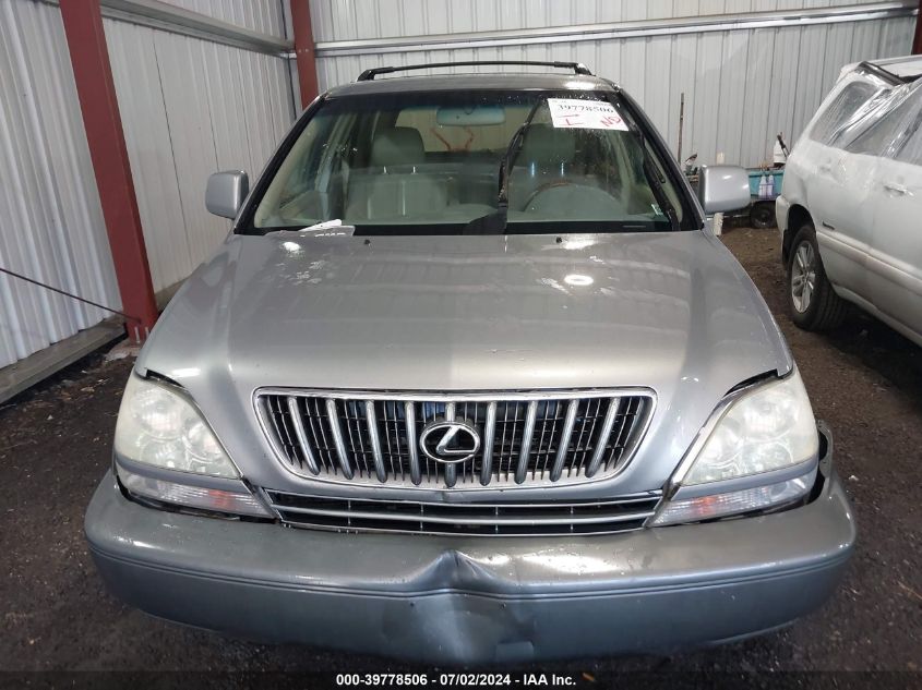 2002 Lexus Rx 300 VIN: JTJHF10U520278600 Lot: 39778506