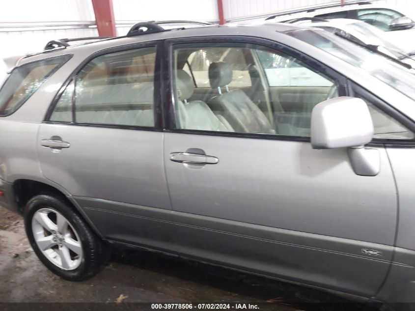 2002 Lexus Rx 300 VIN: JTJHF10U520278600 Lot: 39778506