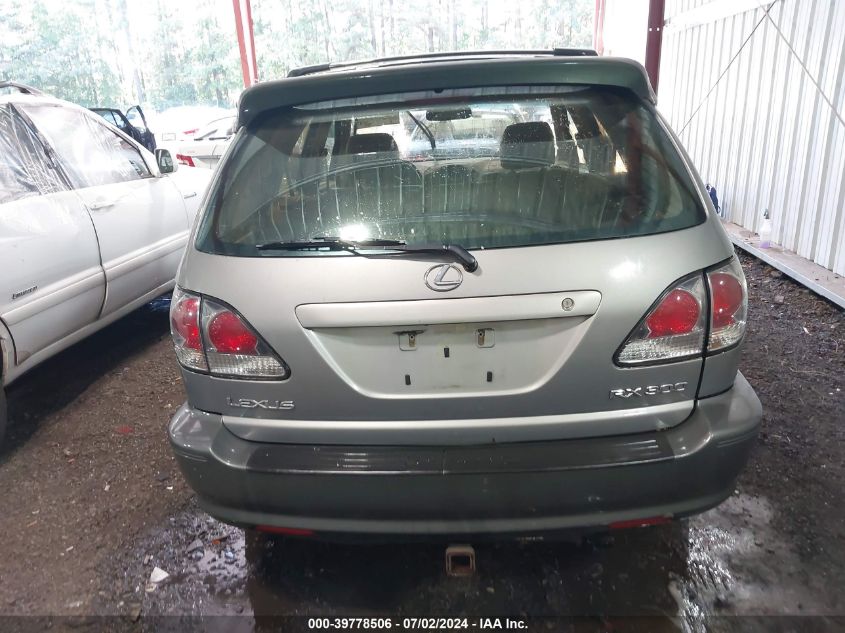 2002 Lexus Rx 300 VIN: JTJHF10U520278600 Lot: 39778506