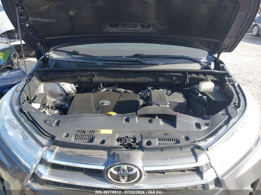 2017 Toyota Highlander Le VIN: 5TDZZRFH2HS227441 Lot: 39778512