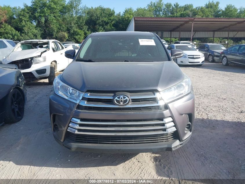 2017 Toyota Highlander Le VIN: 5TDZZRFH2HS227441 Lot: 39778512
