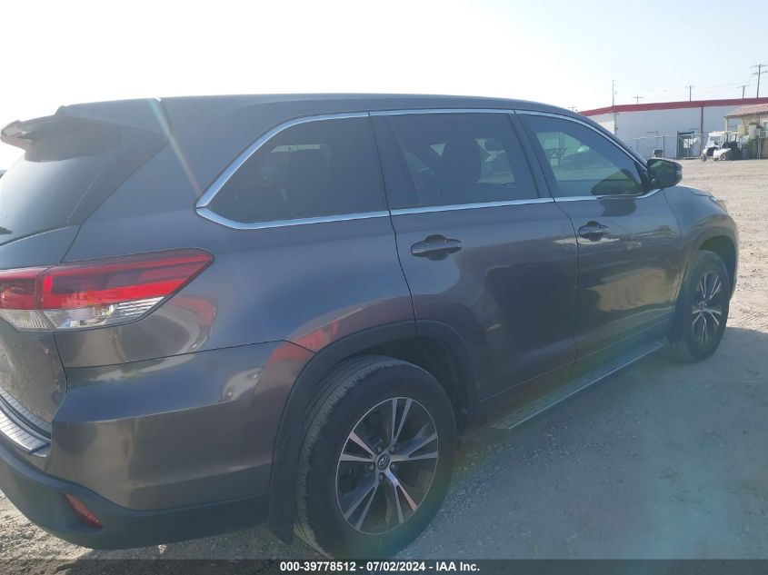2017 Toyota Highlander Le VIN: 5TDZZRFH2HS227441 Lot: 39778512