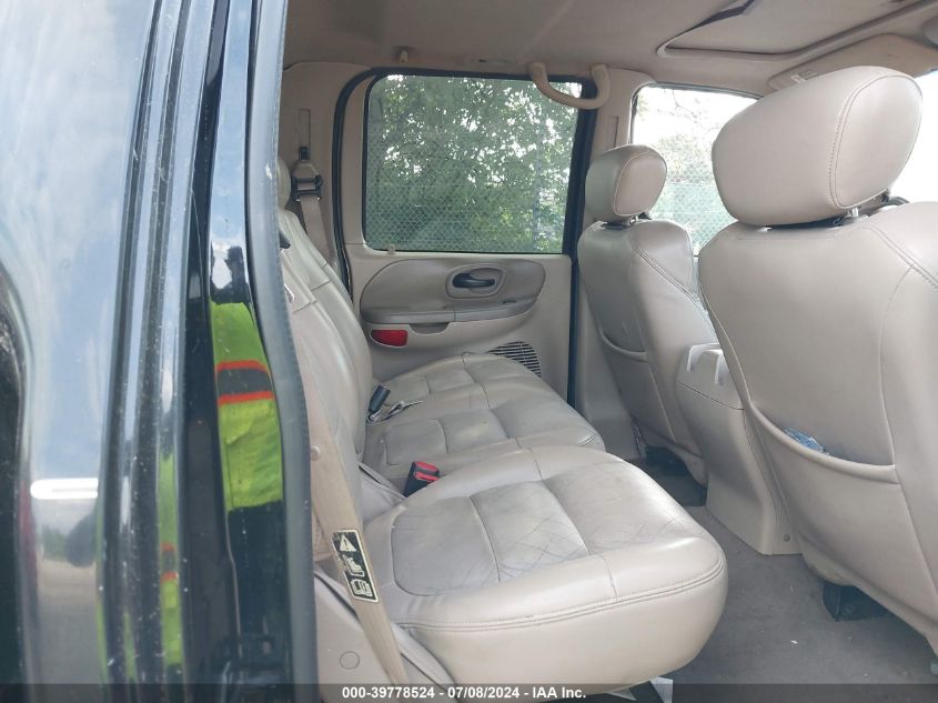 2002 Ford F-150 Lariat/Xlt VIN: 1FTRW08L22KB31006 Lot: 39778524