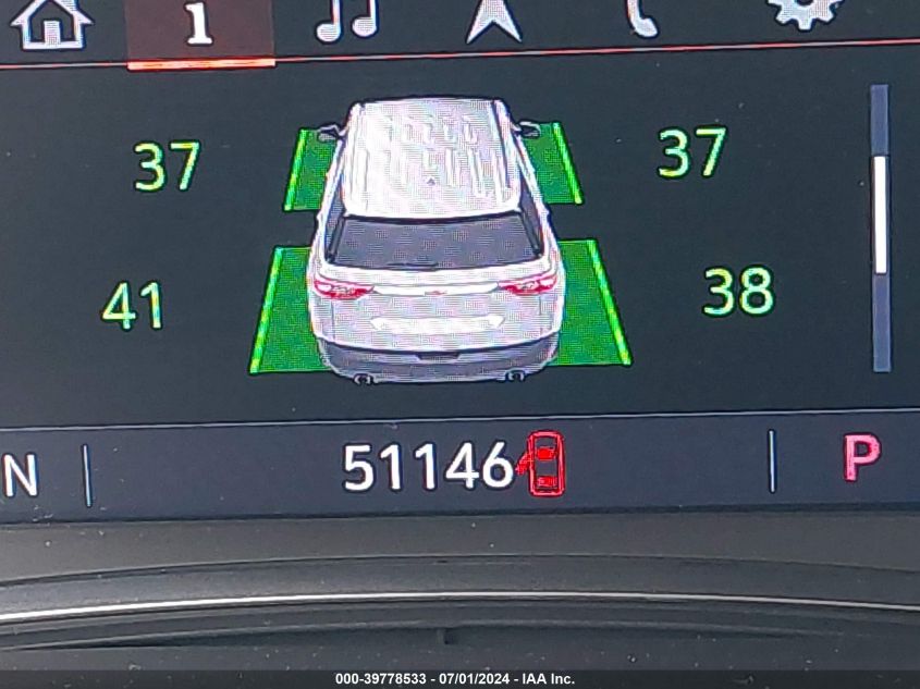 2021 Chevrolet Traverse Fwd Lt Cloth VIN: 1GNERGKW6MJ190562 Lot: 39778533