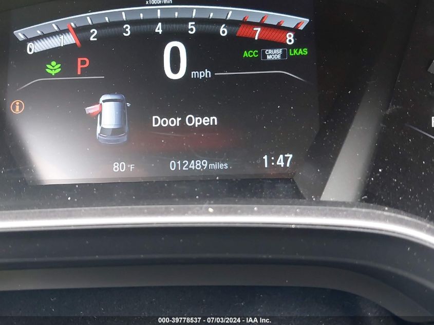 2019 Honda Cr-V Touring VIN: 5J6RW2H92KL025451 Lot: 39778537