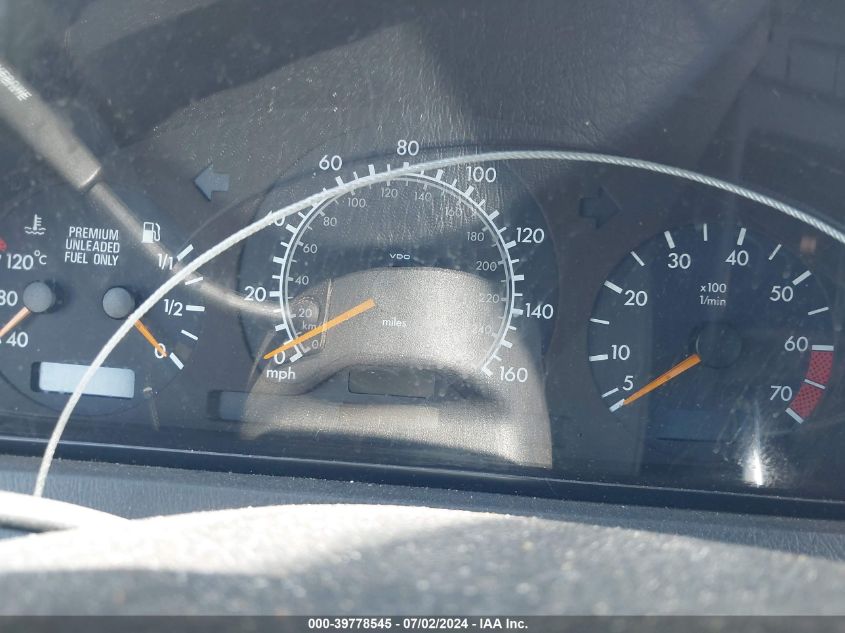 1998 Mercedes-Benz C 280 VIN: WDBHA29G3WF685692 Lot: 39778545