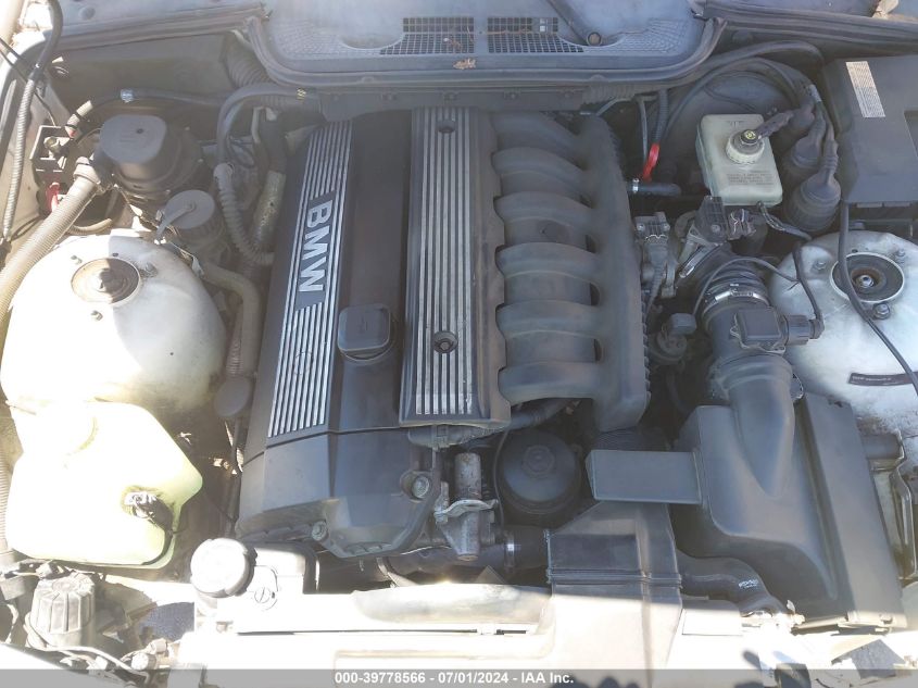 1997 BMW 328Ic VIN: WBABK8328VET97253 Lot: 39778566