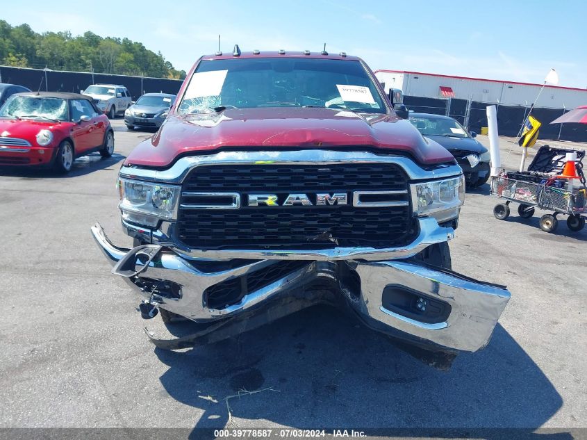 2022 Ram 2500 Big Horn 4X4 6'4 Box VIN: 3C6UR5DJ8NG252936 Lot: 39778587