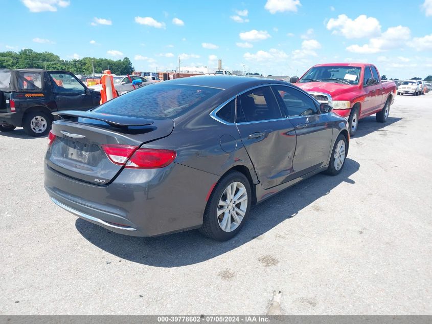 2016 Chrysler 200 Limited VIN: 1C3CCCAB1GN119991 Lot: 39778602