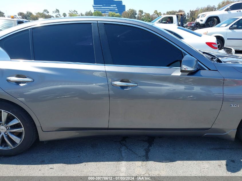 2016 Infiniti Q50 3.0T Premium VIN: JN1EV7AP6GM306198 Lot: 39778612