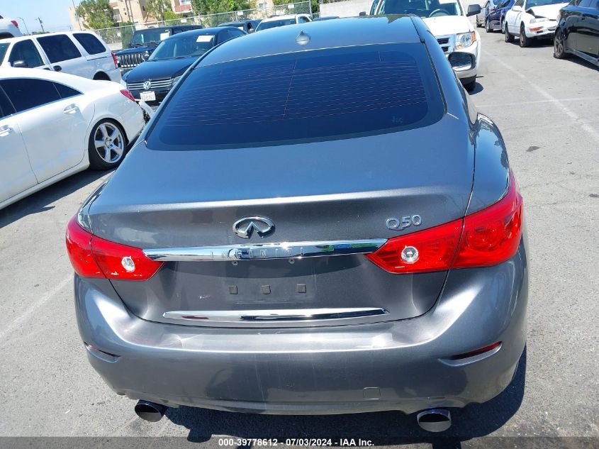 2016 Infiniti Q50 3.0T Premium VIN: JN1EV7AP6GM306198 Lot: 39778612