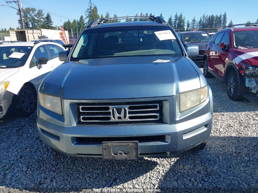 2006 Honda Ridgeline Rtl VIN: 2HJYK16546H556107 Lot: 39778614