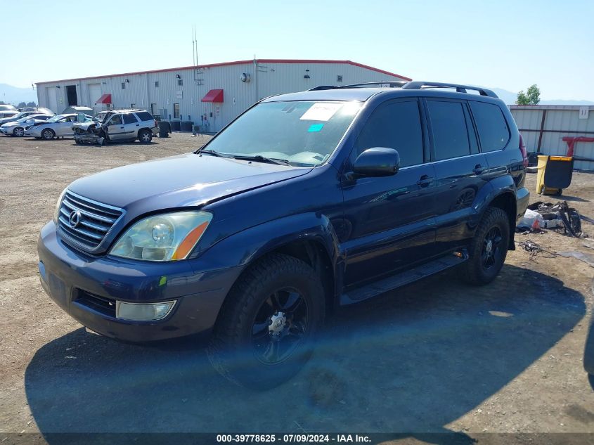 2003 Lexus Gx 470 VIN: JTJBT20XX30010528 Lot: 39778625