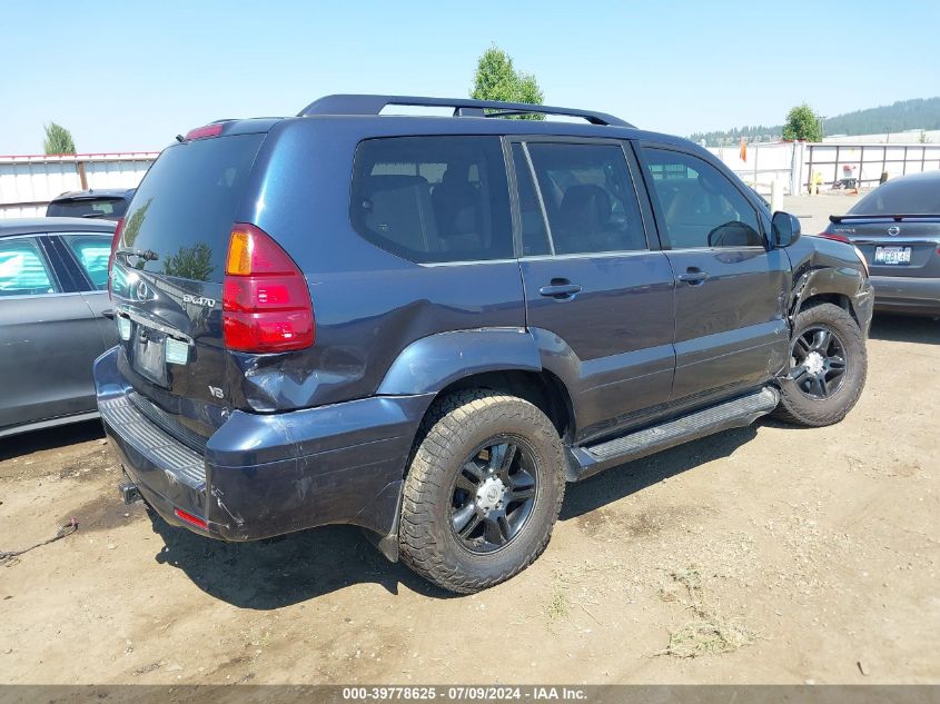 2003 Lexus Gx 470 VIN: JTJBT20XX30010528 Lot: 39778625