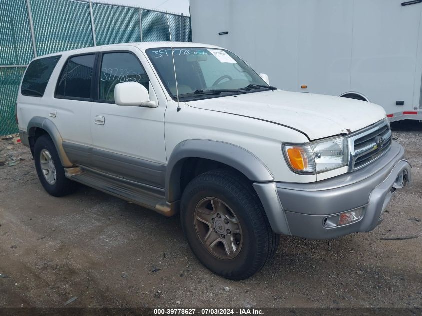 2000 Toyota 4Runner Limited V6 VIN: JT3HN87R5Y0262748 Lot: 39778627