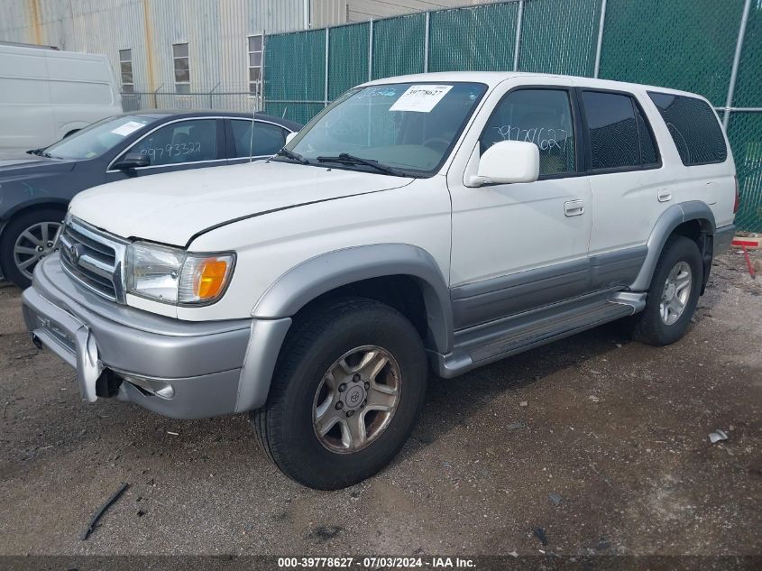 2000 Toyota 4Runner Limited V6 VIN: JT3HN87R5Y0262748 Lot: 39778627