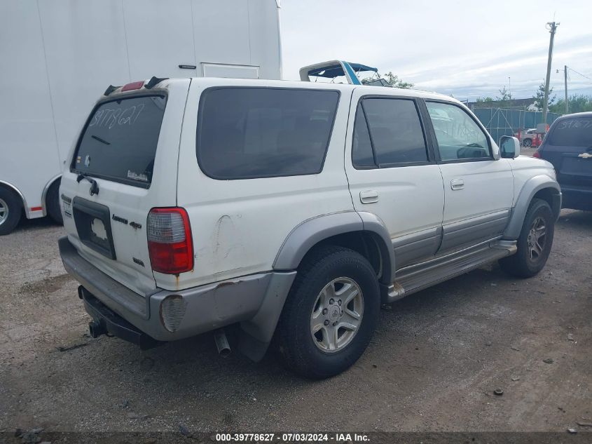 2000 Toyota 4Runner Limited V6 VIN: JT3HN87R5Y0262748 Lot: 39778627