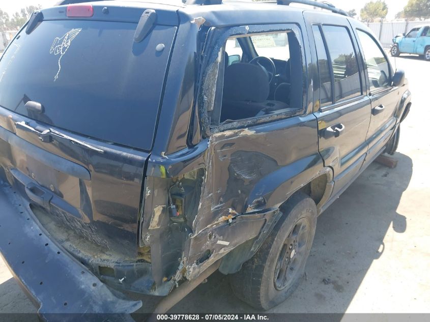 2000 Jeep Grand Cherokee Laredo VIN: 1J4G248S8YC228872 Lot: 39778628