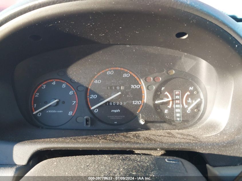 1998 Honda Cr-V Lx VIN: JHLRD1840WC047564 Lot: 39778633