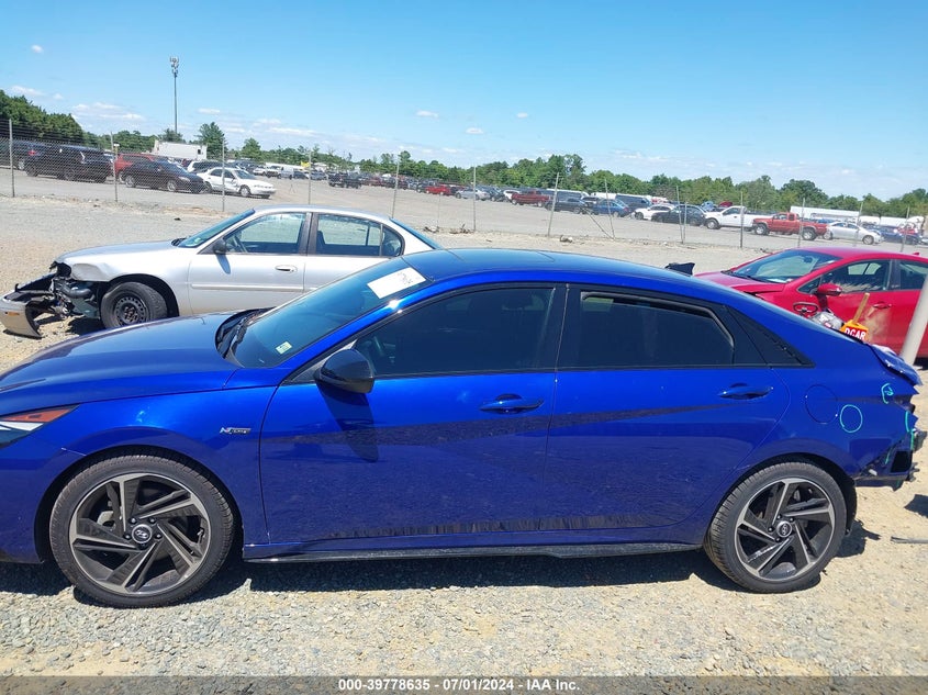 2021 HYUNDAI ELANTRA N LINE - KMHLR4AFXMU173306