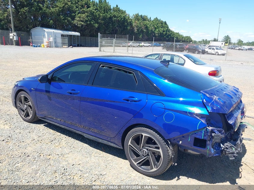 2021 HYUNDAI ELANTRA N LINE - KMHLR4AFXMU173306