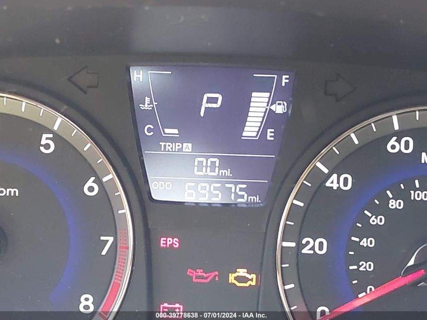 2013 Hyundai Accent Gs VIN: KMHCT5AE5DU060989 Lot: 39778638