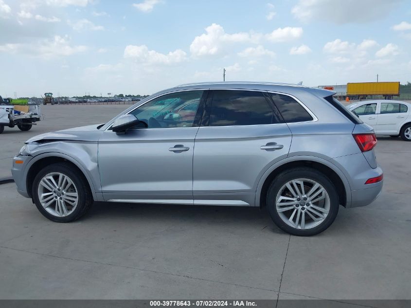 2018 Audi Q5 2.0T Premium/2.0T Tech Premium VIN: WA1BNAFY2J2136711 Lot: 39778643