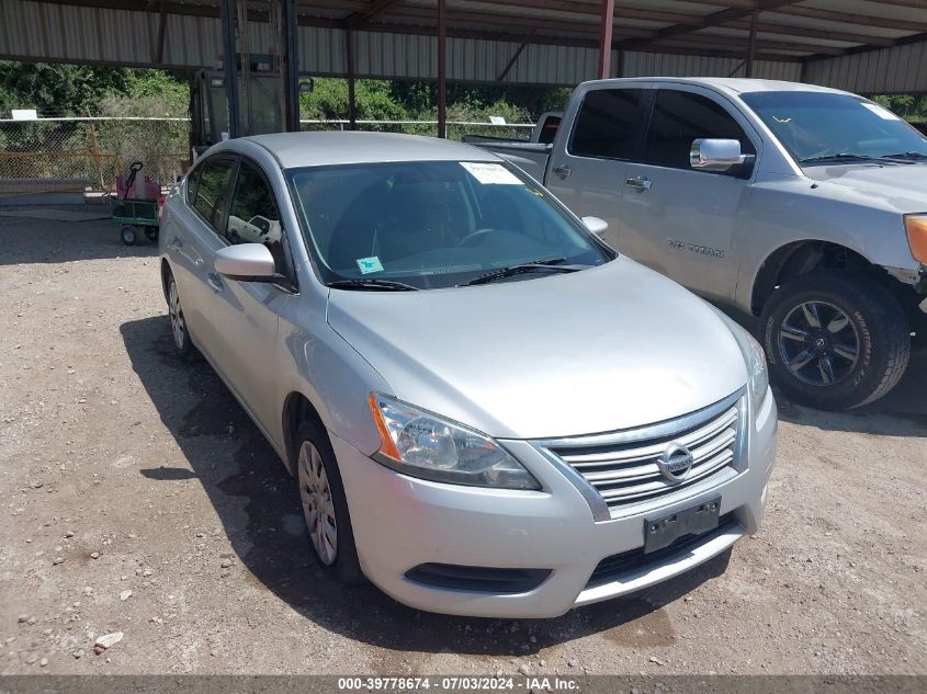 2014 Nissan Sentra S VIN: 3N1AB7AP0EL681633 Lot: 39778674