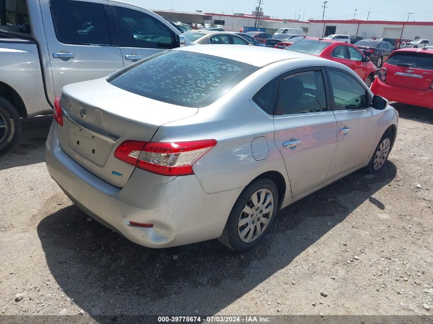 2014 Nissan Sentra S VIN: 3N1AB7AP0EL681633 Lot: 39778674