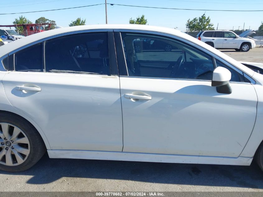 2016 Subaru Legacy 2.5I Premium VIN: 4S3BNAC65G3035254 Lot: 39778682