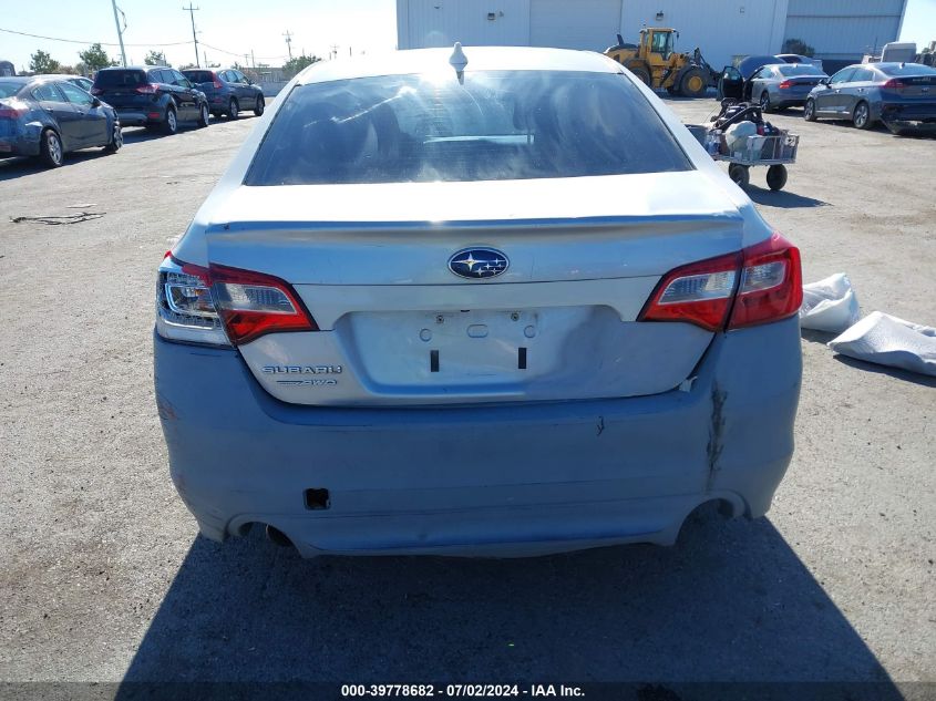 2016 Subaru Legacy 2.5I Premium VIN: 4S3BNAC65G3035254 Lot: 39778682