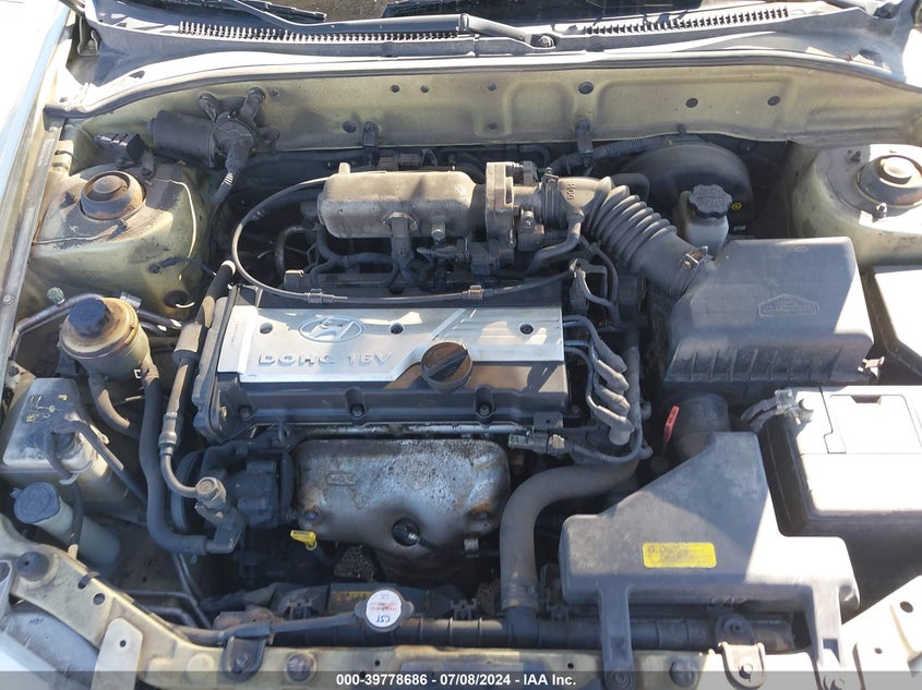 2002 Hyundai Accent Gl VIN: KMHCG45C52U356583 Lot: 39778686