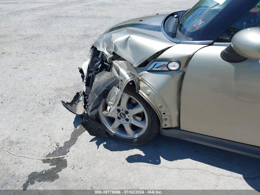 2009 Mini Cooper S VIN: WMWMF73509TW85352 Lot: 39778696