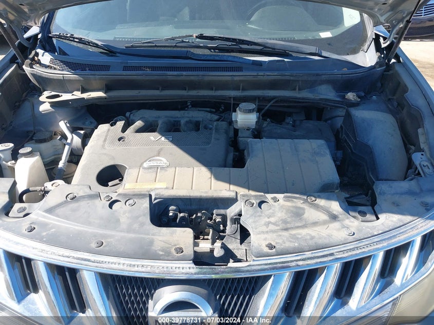 2010 Nissan Murano S/Sl/Le VIN: JN8AZ1MU2AW020914 Lot: 39778731