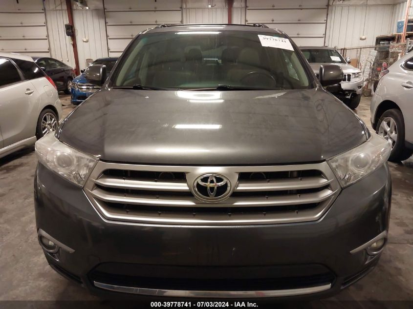 2012 Toyota Highlander Se V6 VIN: 5TDBK3EH4CS128293 Lot: 39778741