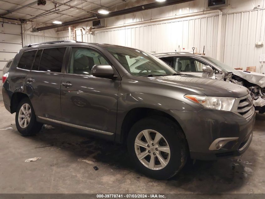 2012 Toyota Highlander Se V6 VIN: 5TDBK3EH4CS128293 Lot: 39778741