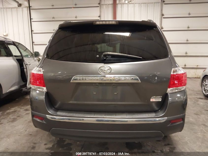 2012 Toyota Highlander Se V6 VIN: 5TDBK3EH4CS128293 Lot: 39778741