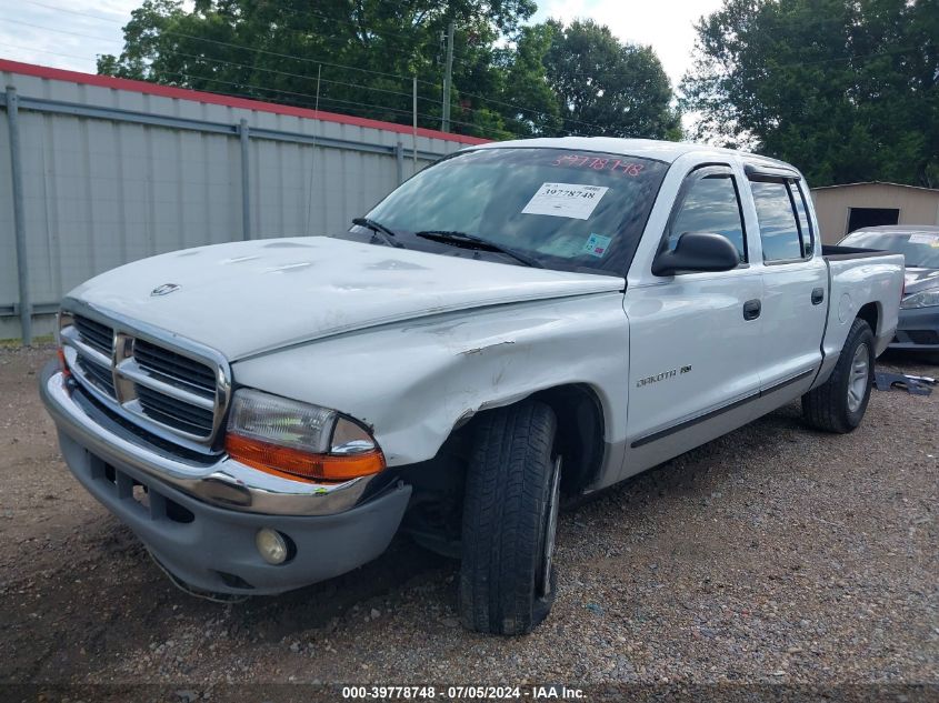 2001 Dodge Dakota Slt/Sport VIN: 1B7HL2AN71S271241 Lot: 39778748