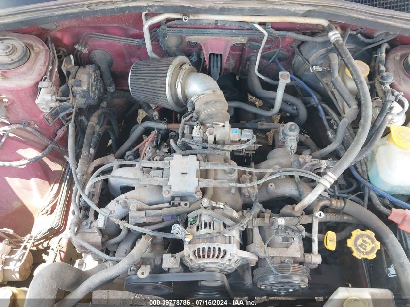 2004 Subaru Forester 2.5X VIN: JF1SG63614H726549 Lot: 39778786