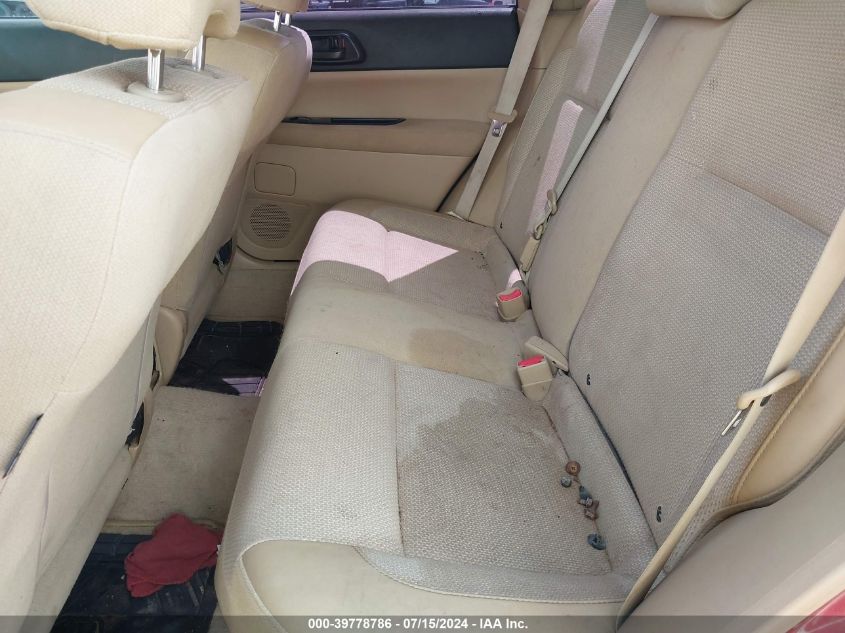 2004 Subaru Forester 2.5X VIN: JF1SG63614H726549 Lot: 39778786